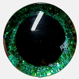 Green Galaxy Safety Eyes