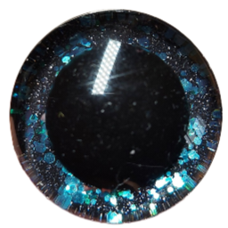 Aqua Asteroid Safety Eyes