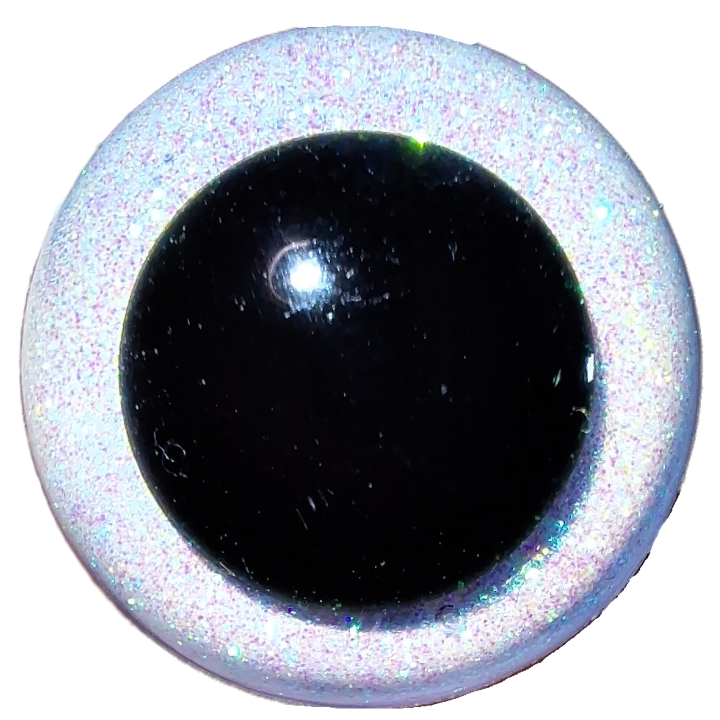 18mm Glitter Safety Eyes (Sinker Style)