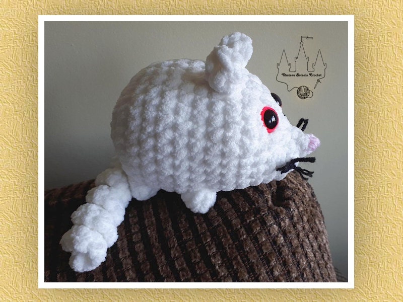 The Big Cheese - Mouse Stuffy *** Crochet Pattern Only***