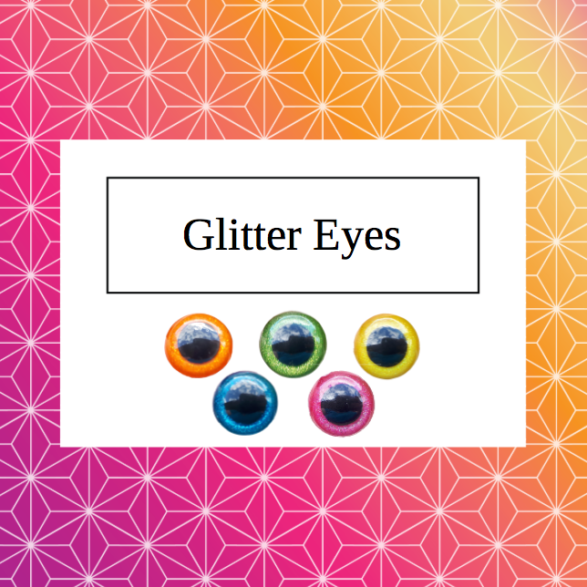 Glitter Safety Eyes