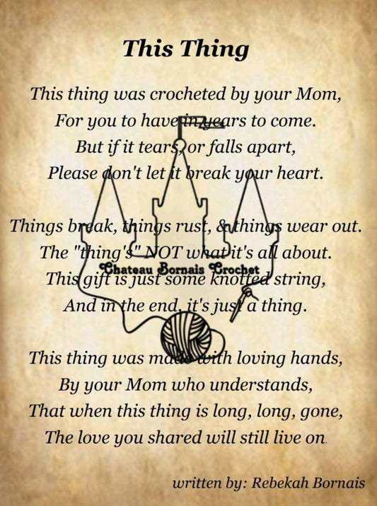 This Thing Poem (Mom version)
