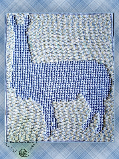 Llovely Llama Throw ***Crochet Pattern***