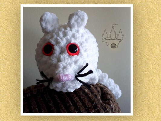 The Big Cheese - Mouse Stuffy *** Crochet Pattern Only***