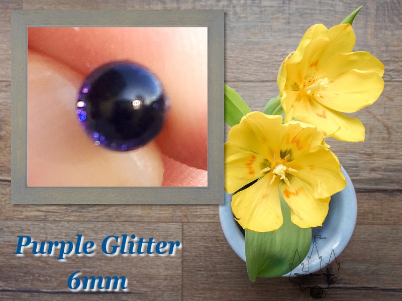 Slit Pupil Violet Glitter Safety Eyes (multiple size options) – Chateau  Bornais