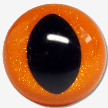 Safety Eyes Transparent Orange 14mm 2 pieces